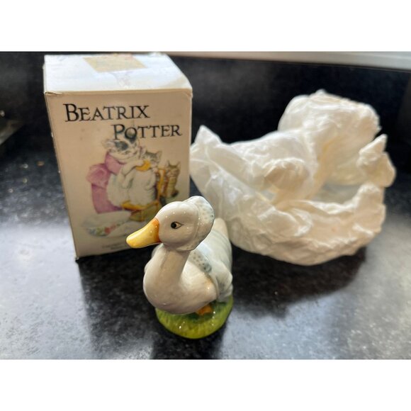 Vintage Beswick Rebecca Puddle Duck Figurine F. Warne 1981 #54 Beatrix Potter - Picture 1 of 6